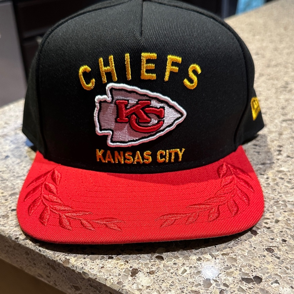 Kansas City Chiefs on field hat